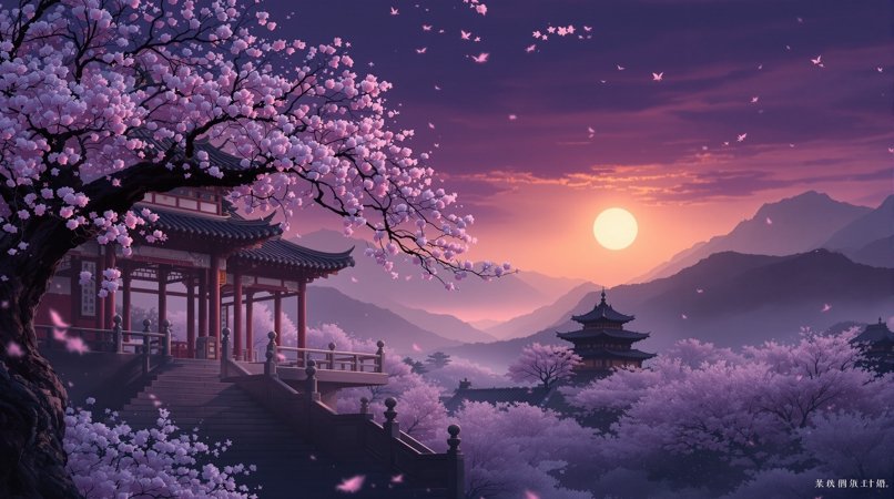 花月传奇古装电影海报
